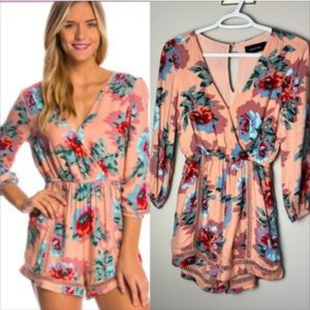 MINKPINK Parade About Playsuit Shorts Romper
